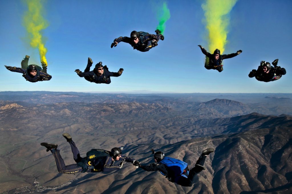 saut en parachute